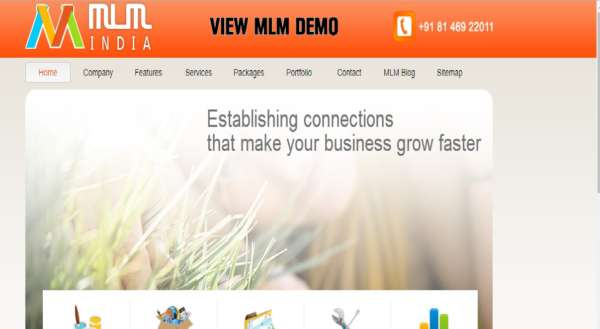 MLM software company, MLM binary website, custom software services in all over ndia