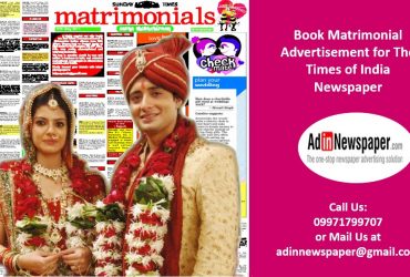 Matrimonial Advertisement Rates for Delhi Newspapers