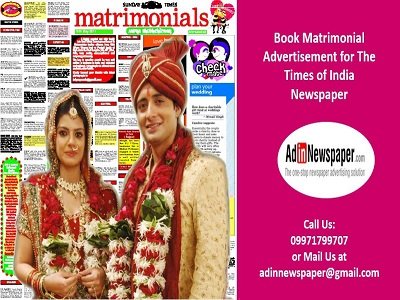 Book Matrimonial Advertisement in Delhi Newspapers