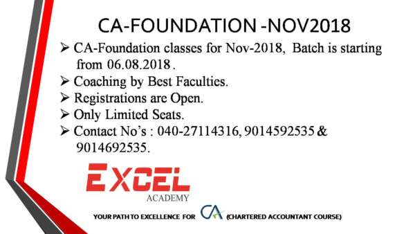 CA Foundation Coaching by Best Faculties