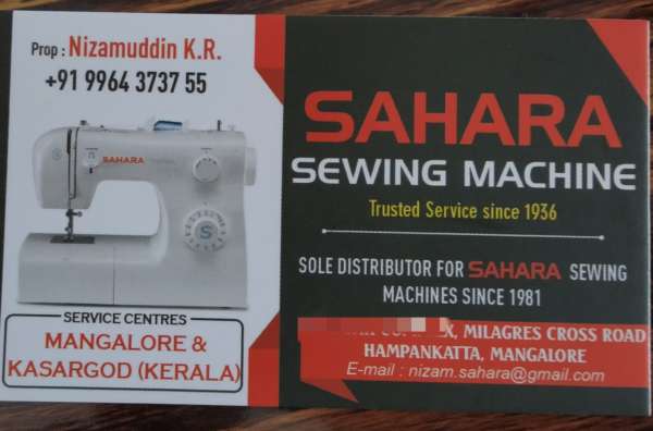 Sewing machine Mangalore-Singer, Merritt, Usha, SAHARA, Jack, Brother, Juki..