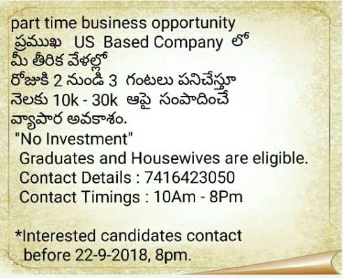 Business opportunities