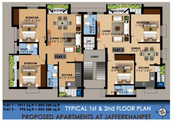 Premium 2bhk flats near kasi theatre