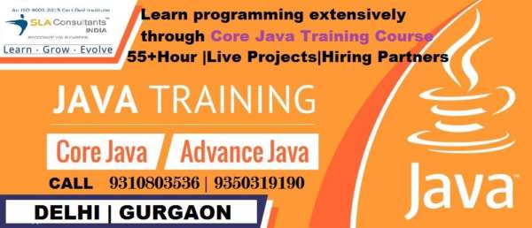 Join Best Java Training Course Provider Institute in Delhi : SLA Consultants India