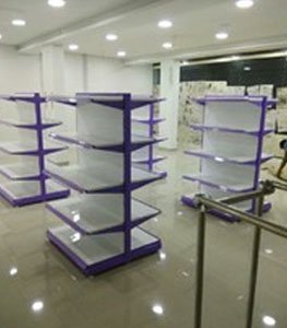 Manufacturer of Supermarket Shelves, Vegetable & Fruit Racks, Star rack, Round  Display rack-Kovai Rack