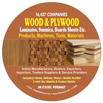 16,427 Companies – Wood & Plywood Laminates, Sunmica, Boards Sheets etc. Products, Machines, Tools & Materials