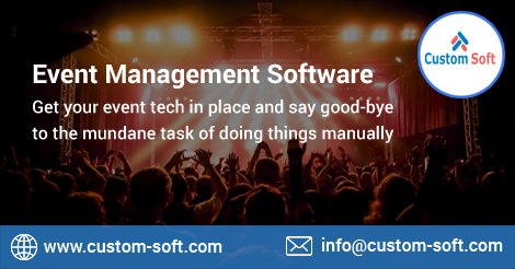 Best Event Management System by CustomSoft