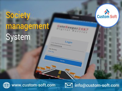 Society Management Software by CustomSoft