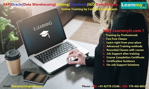 We offer the training solutions for the technologies like, Oracle, Data Warehousing, SAP