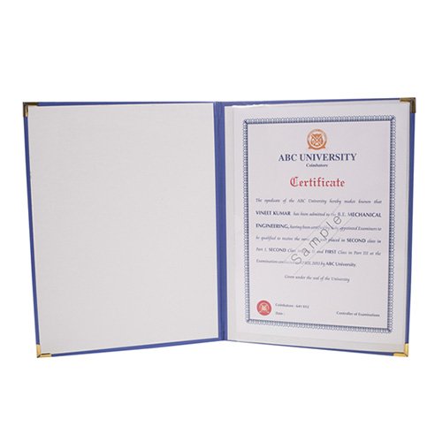 Convocation file manufacturer in india