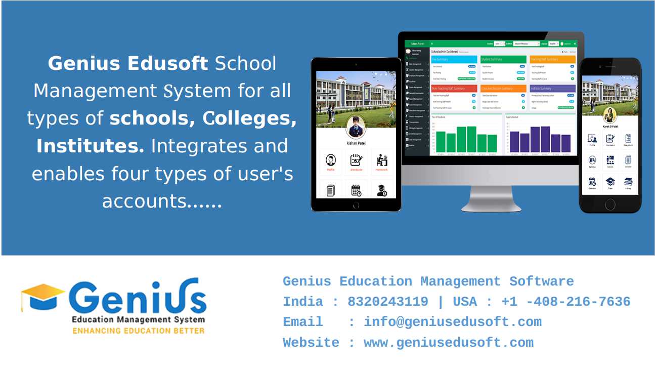 Best School Management System Software – Genius Edusoft