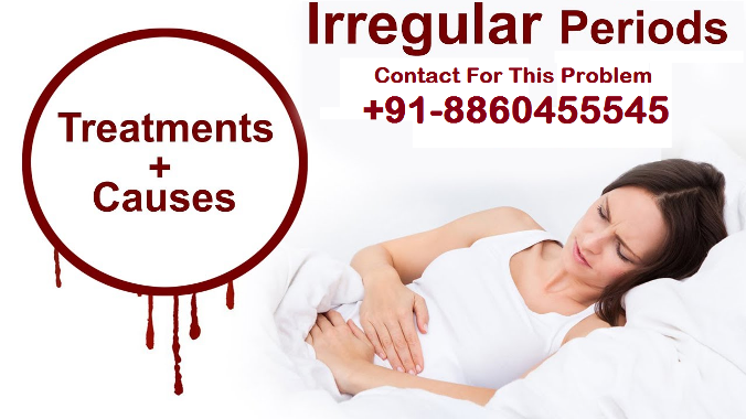 Irregular periods problem treatment in Kotwali road Deoria :: +91-8860455545