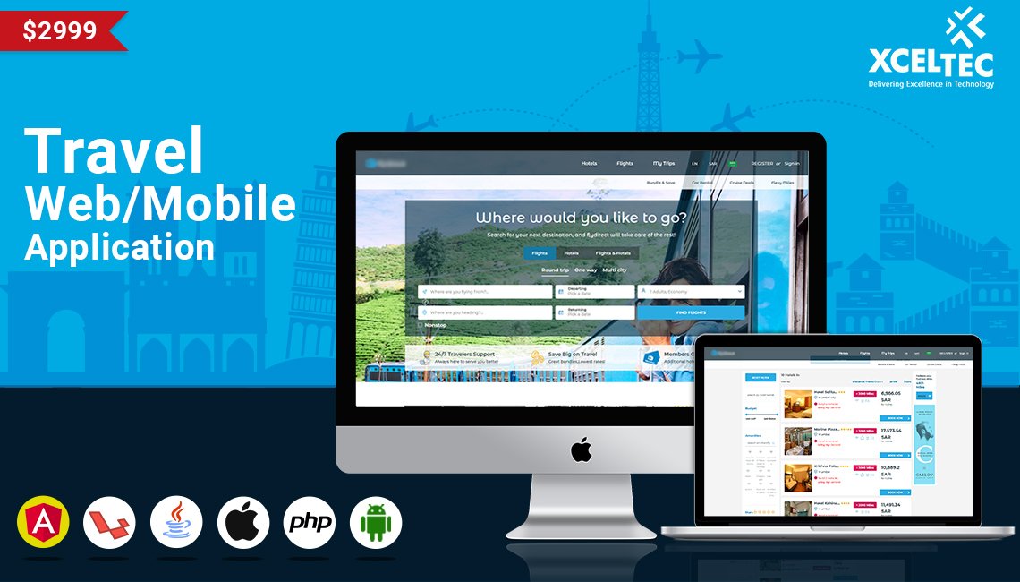 Travel Agency Portal for Web and Mobile App | XcelTec