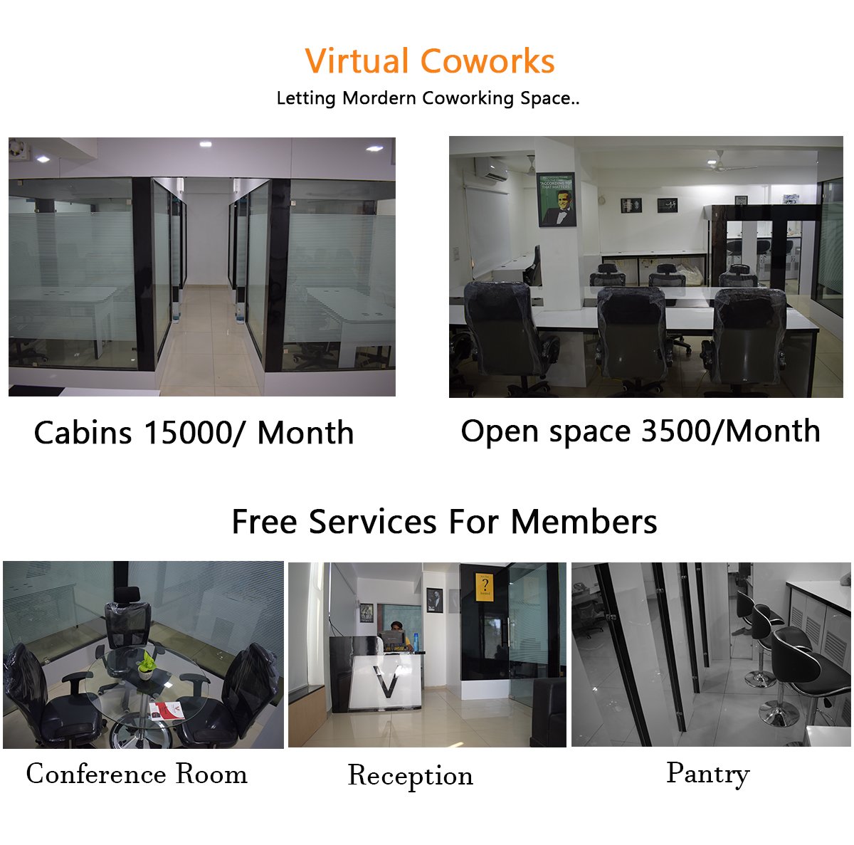 Shared Office Space in indore