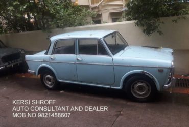 1966 FIAT DELIGHT KERSI SHROFF AUTO CONSULTANT AND DEALER