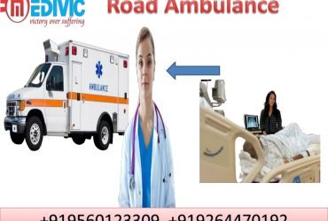 Pick Road Ambulance service in Patna by Medivic Ambulance with Medical Team