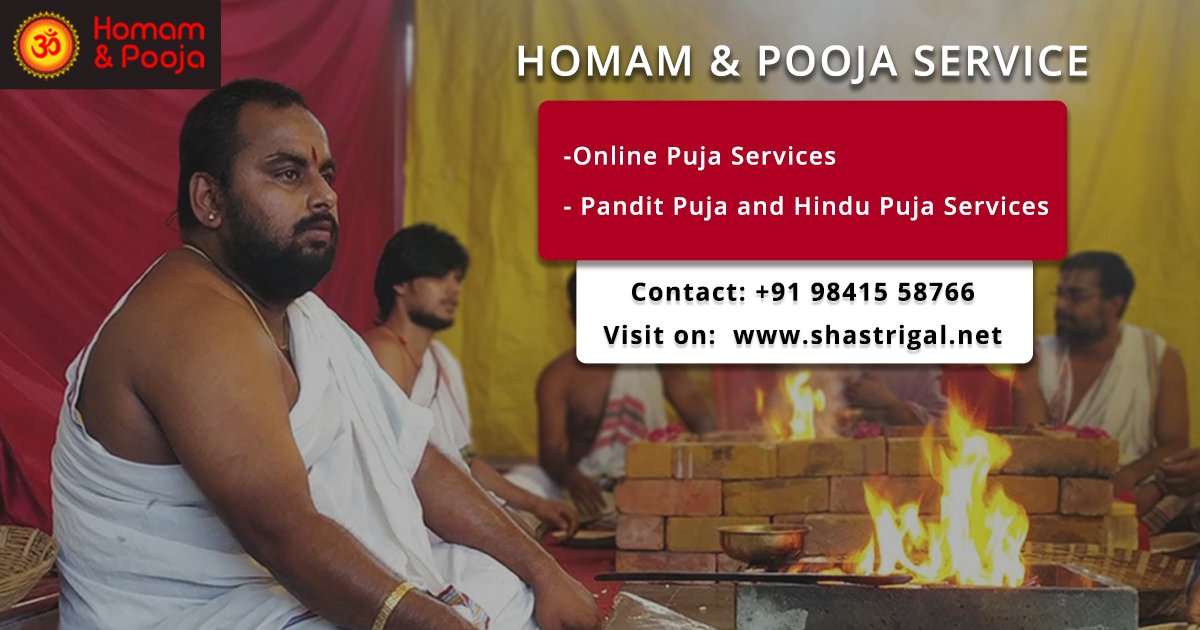 Book Homam Pooja Services Online – Shastrigal