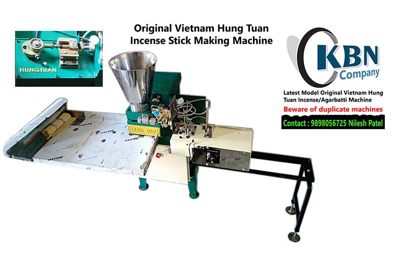 Original VIETNAM HUNG TUAN Incense/Agarbatti Making Machine.