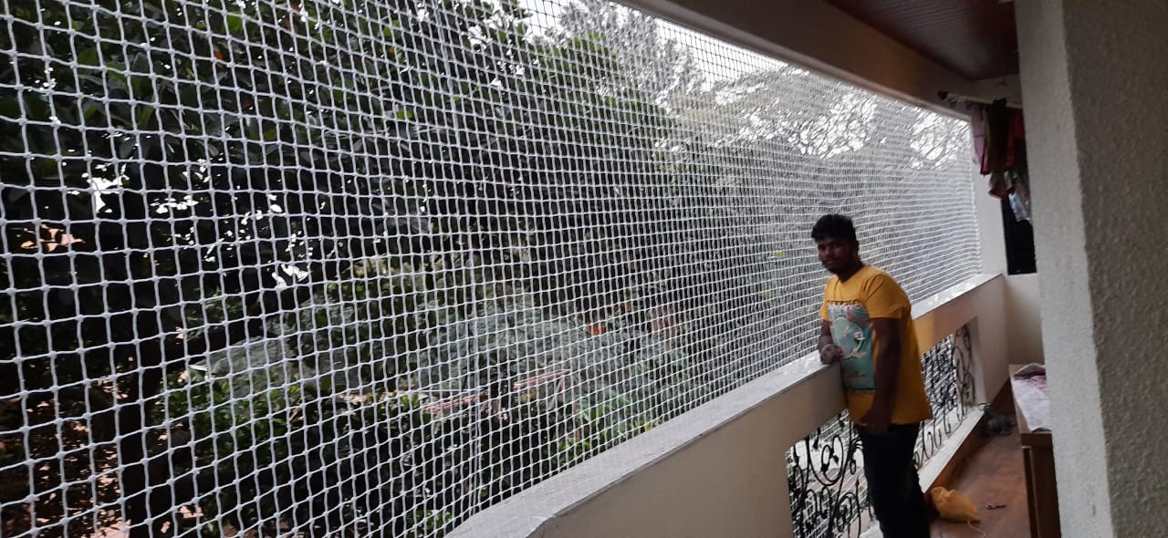 Balcony Safety Nets Bangalore Pigeon Netting