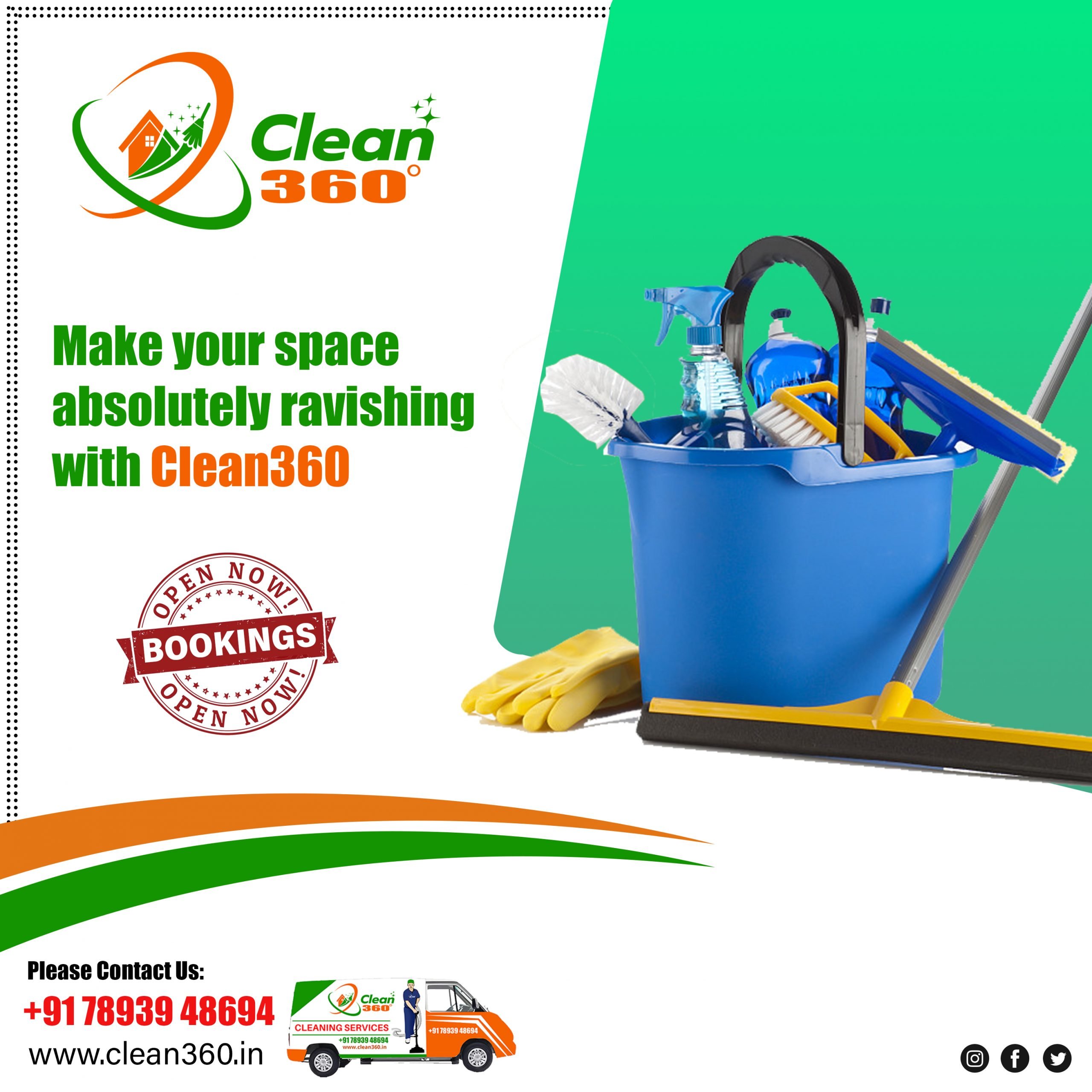 Clean 360 – the best cleaning solutions for all residential and commercial spaces around Tirupati City