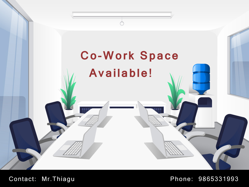 Co-Working Space Available in Coimbatore | Shared Office Space