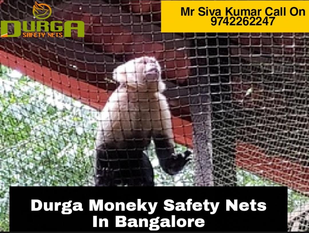 Durga Monkey safety nets | monkey netting for balcony in bangalore