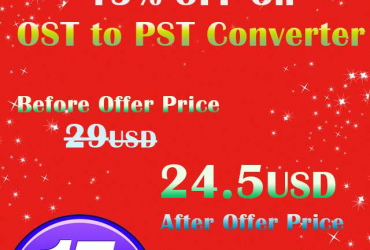 Limited Offer – JSLTools Gives 15% OFF on OST to PST Converter Software