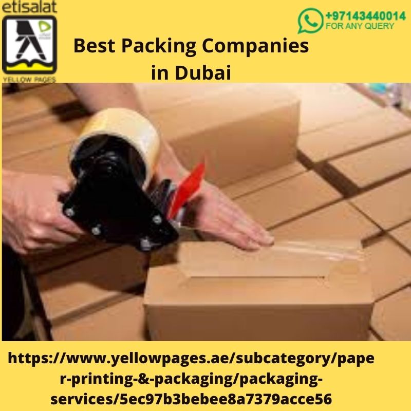 Get Verified List of Packaging Companies in UAE | Best Packing Companies in Dubai