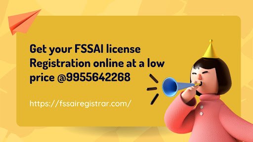 Get your FSSAI license Registration online at a low price