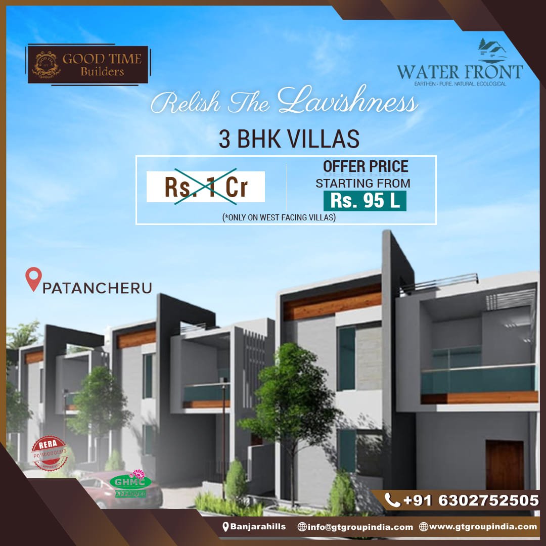 Villas near Patancheru | Good Time Builders