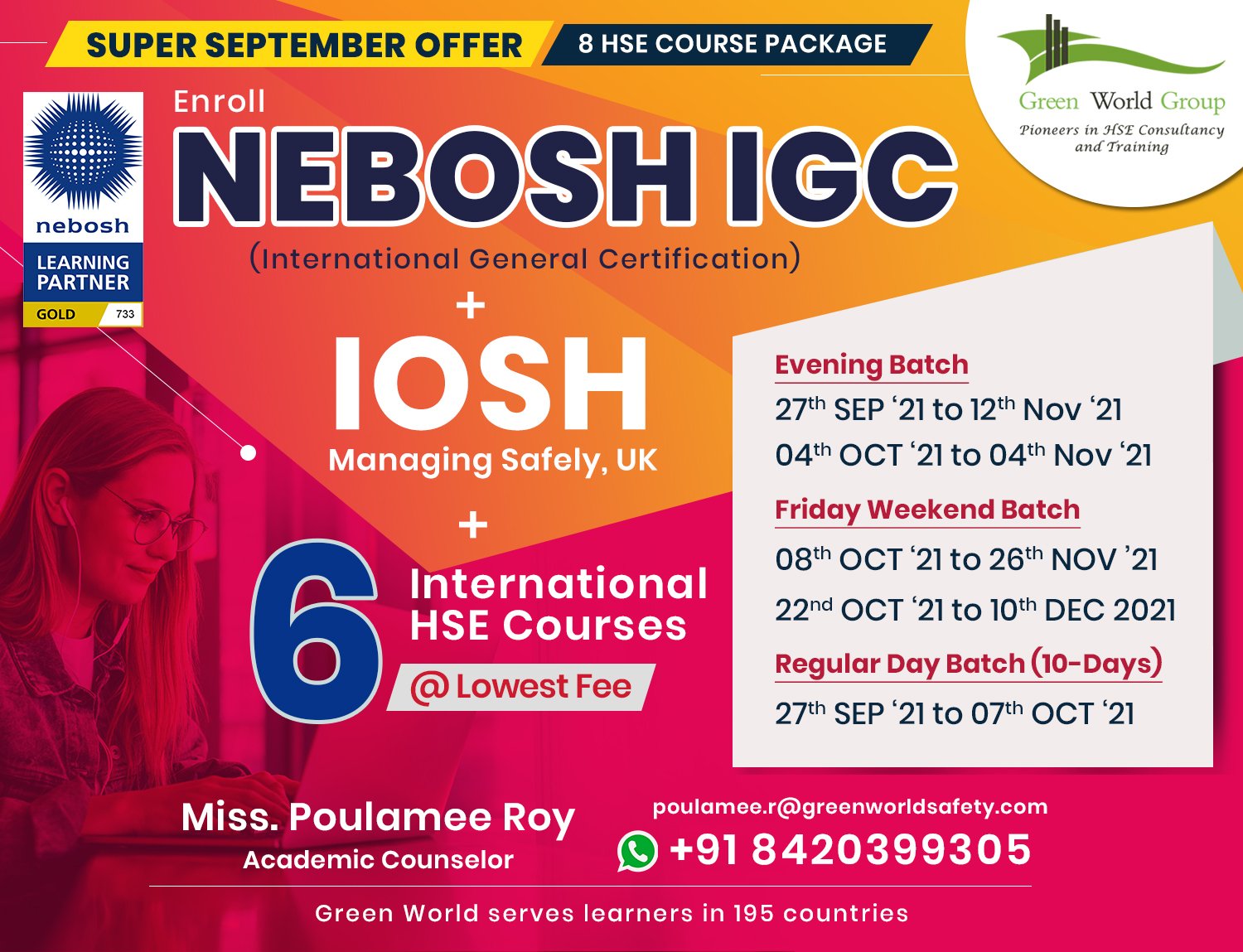 Join NEBOSH IGC & get IOSH MS + 6 International HSE Courses FREE