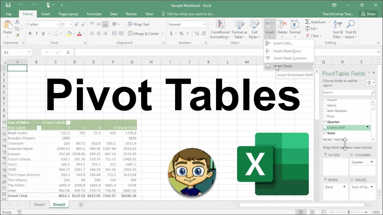 Pivot Tables in Excel