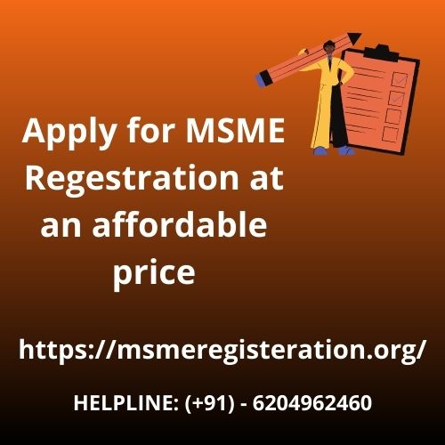 Apply for MSME Registration in India at an affordable price