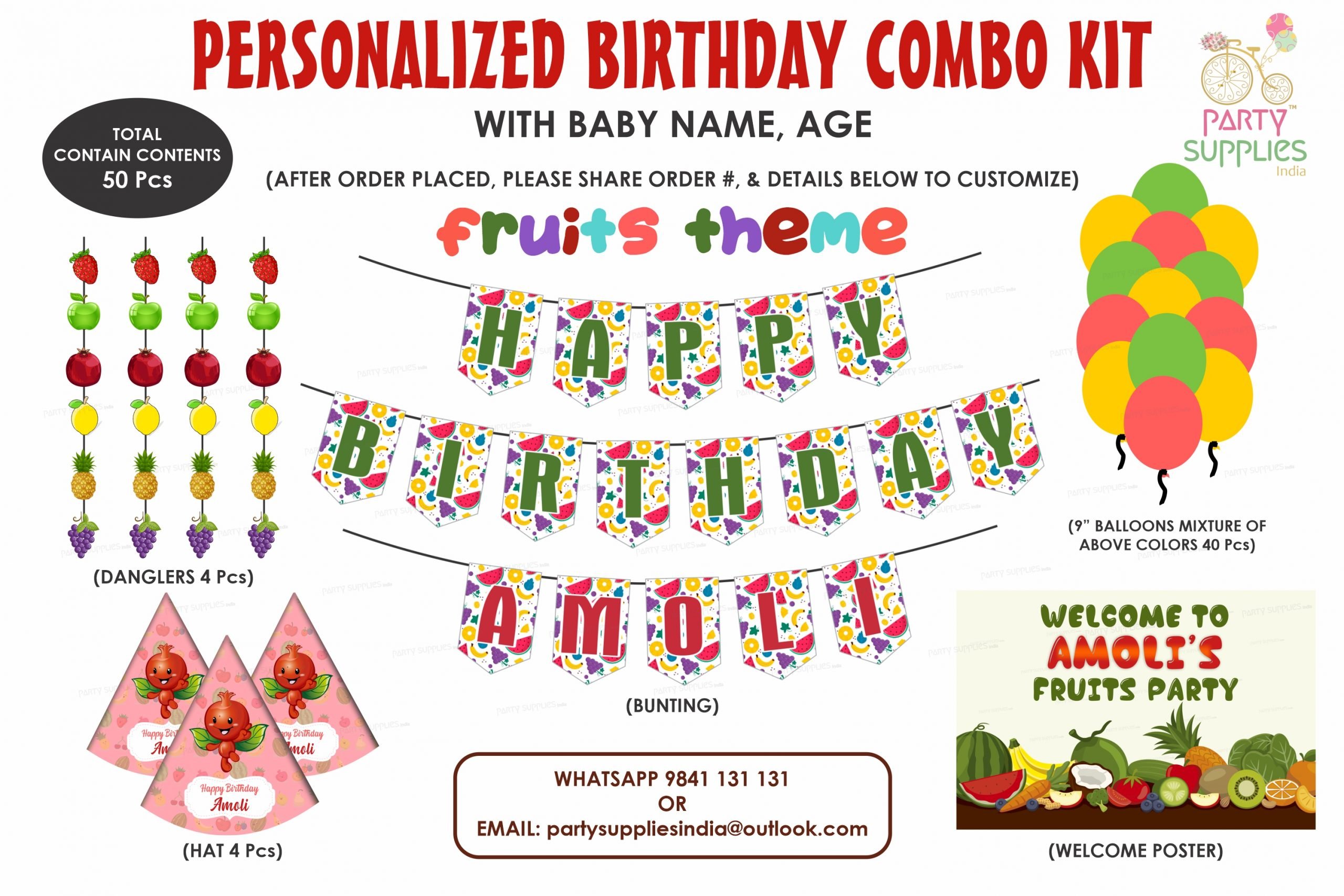 Personalized Birthday Party Decorations