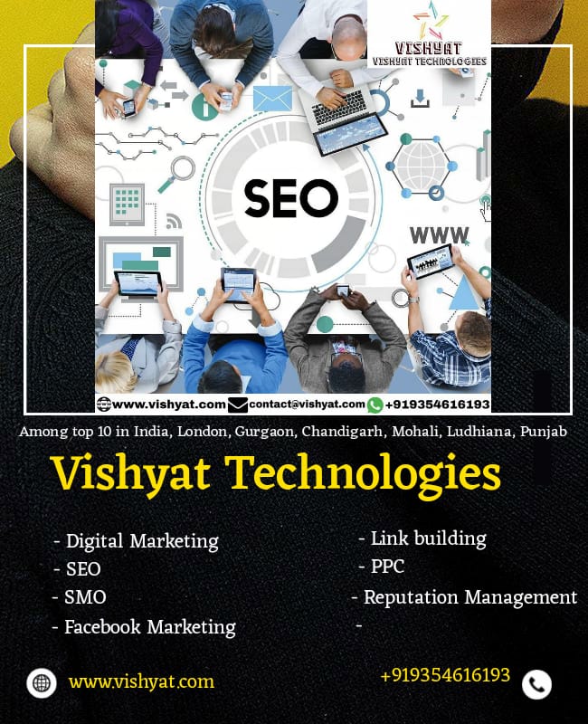 VISHYAT TECHNOLOGIES – SEO SERVICES COMPANY IN CHANDIGARH