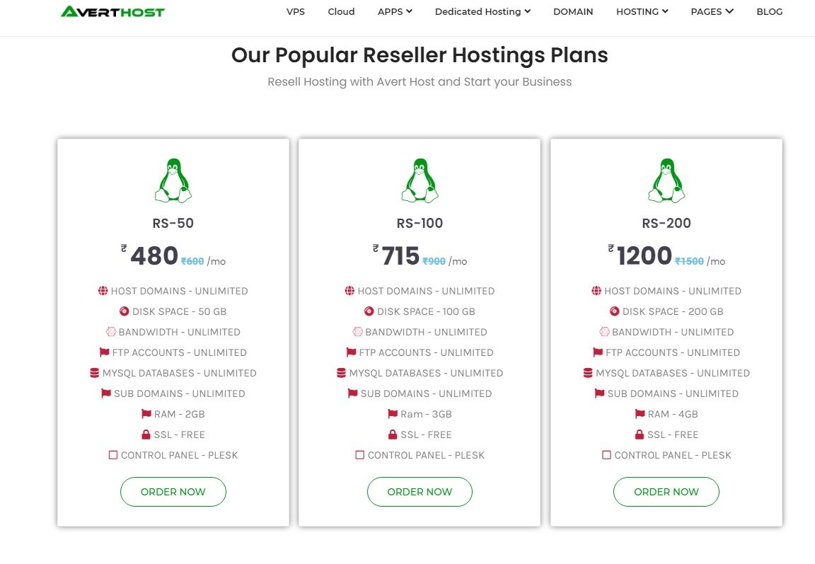 Reseller hosting