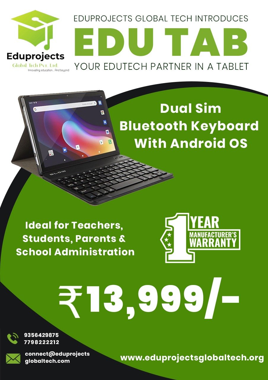 Eduprojects Global Tech Introduces EDU TAB. Your EDUTECH Partner in a Tablet.