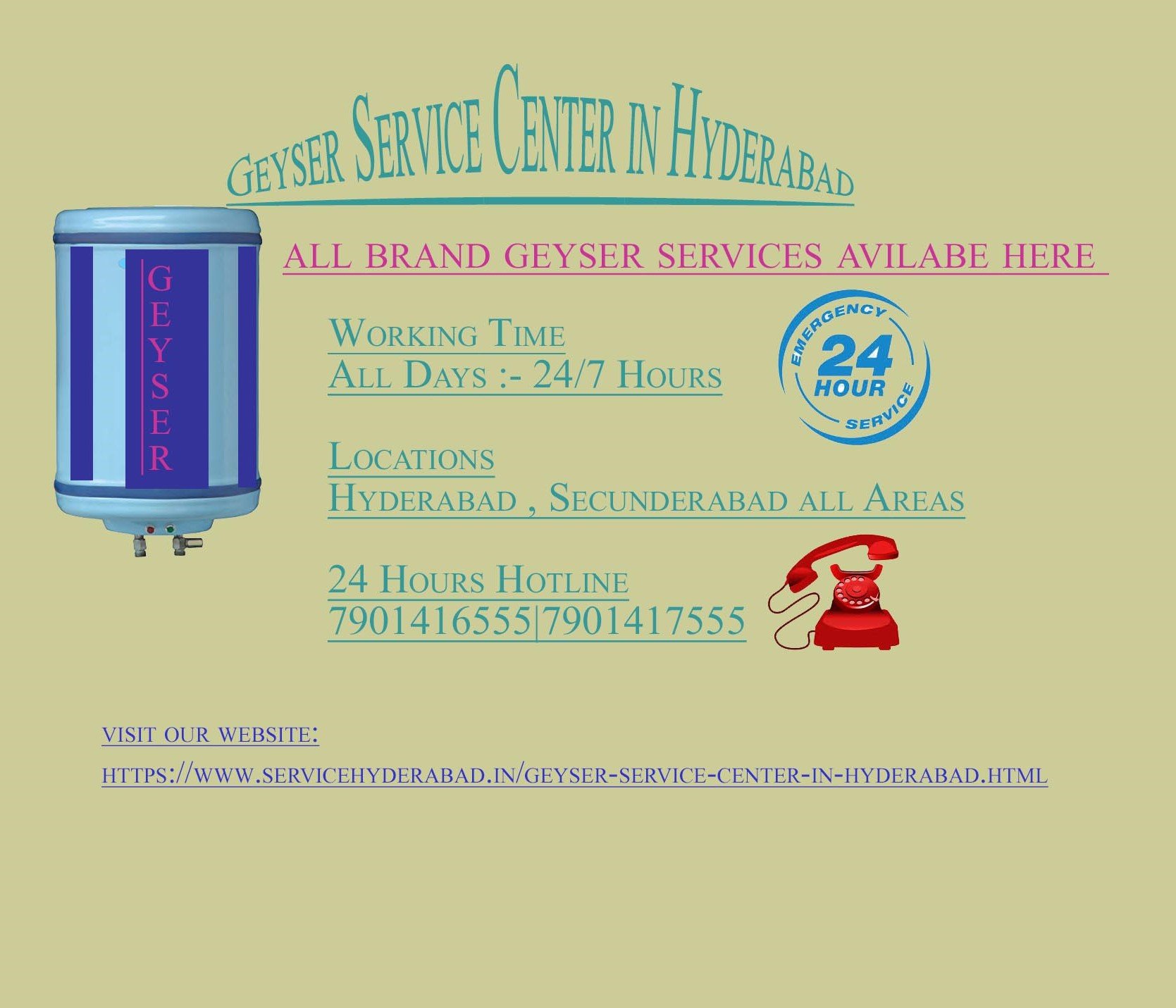 Geyser Service Center in Hyderabad