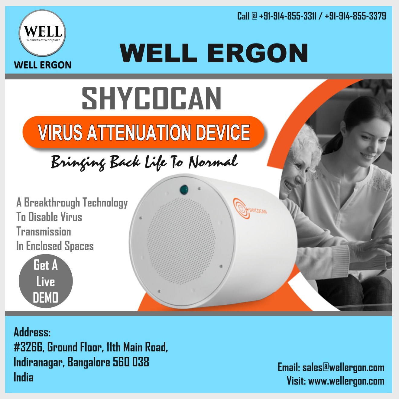 Shycocan Virus Attenuation Device