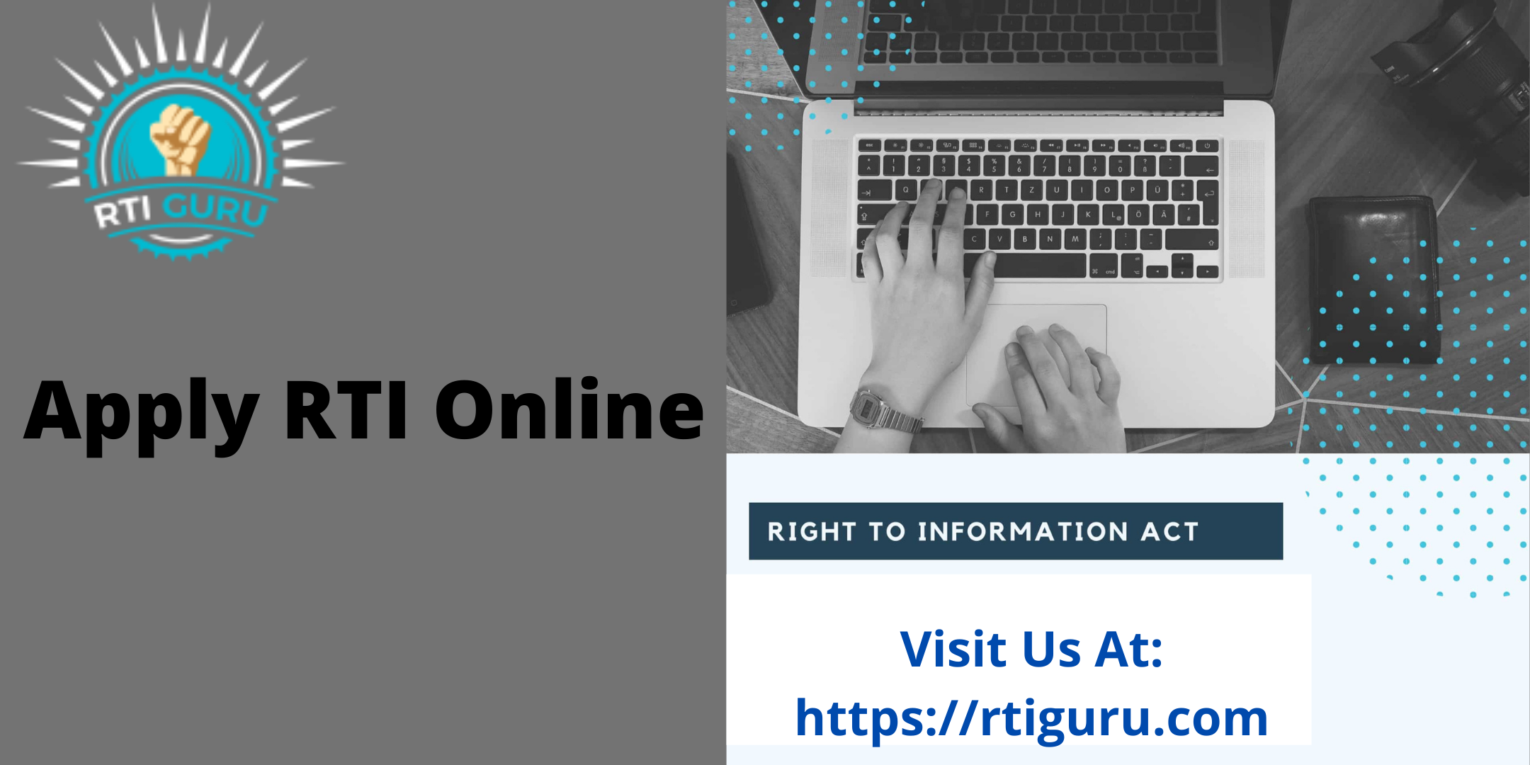 Apply Online RTI at RTI Guru Portal for all RTI Applications