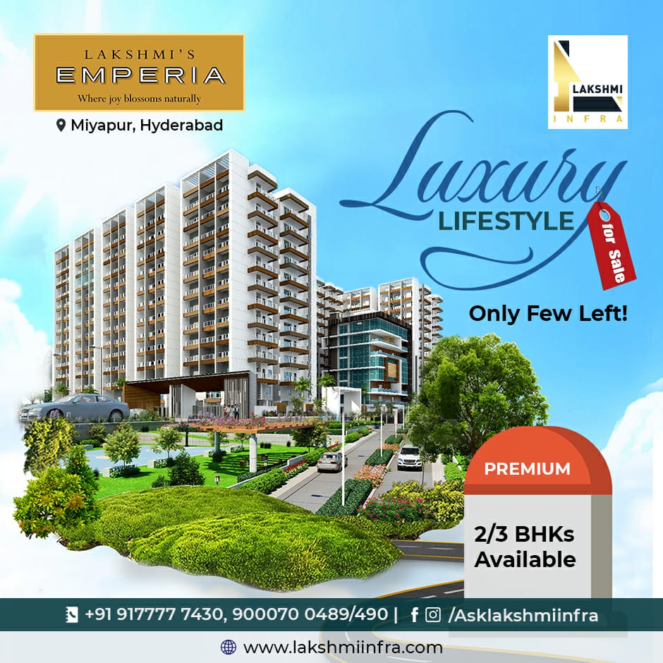 Contact US | Premium Apartments in Hyderabad | Lakshmi Infra