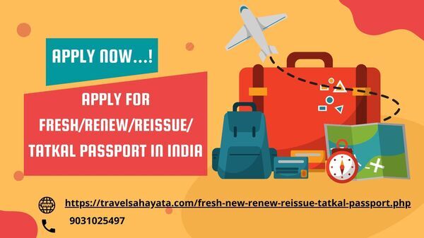 Apply for fresh/renew/reissue/tatkal passport in India