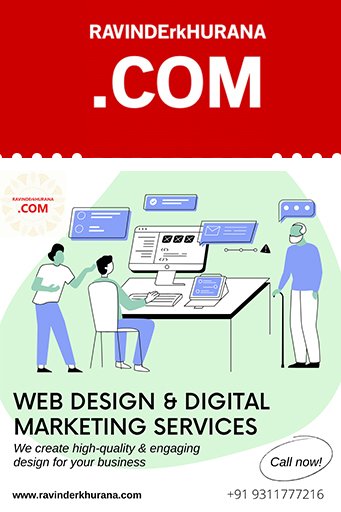 Why Ravinder Khurana is top Website Designer in Delhi?