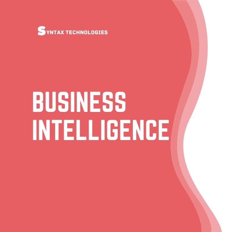 Business Intelligence Course – Syntax Technologies