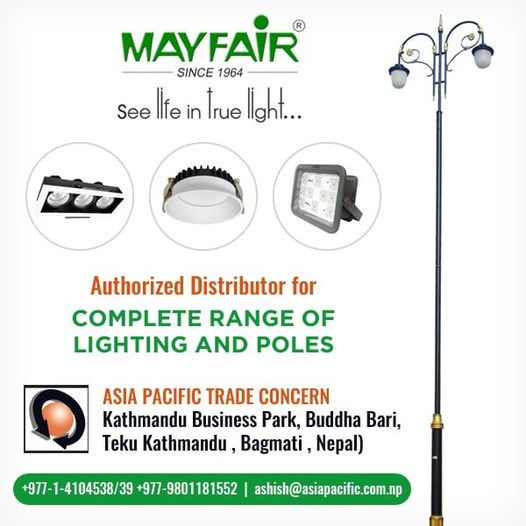 LED lights in Kathmandu, Nepal, decorative poles lights – Mayfair