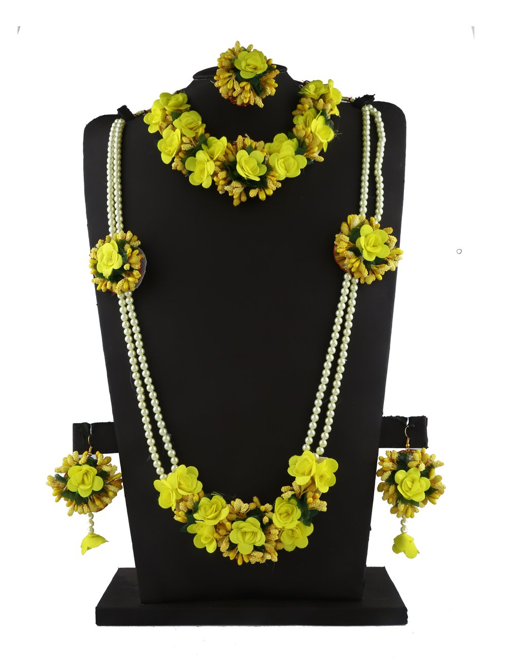 Beautiful Collection of flower jewellery for  Haldi Online at Lowest Price by Anuradha Art Jewellery