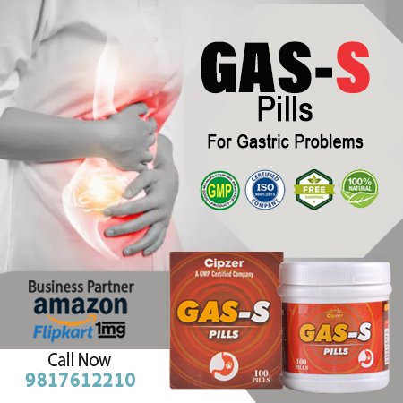 Gas-S Pills relieve extra gas such,belching, bloating, and pressure in the stomach