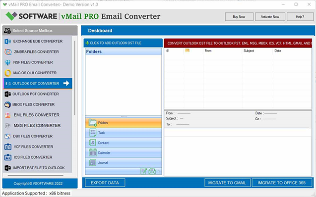 Convert OLM to PST file and Export Outlook emails