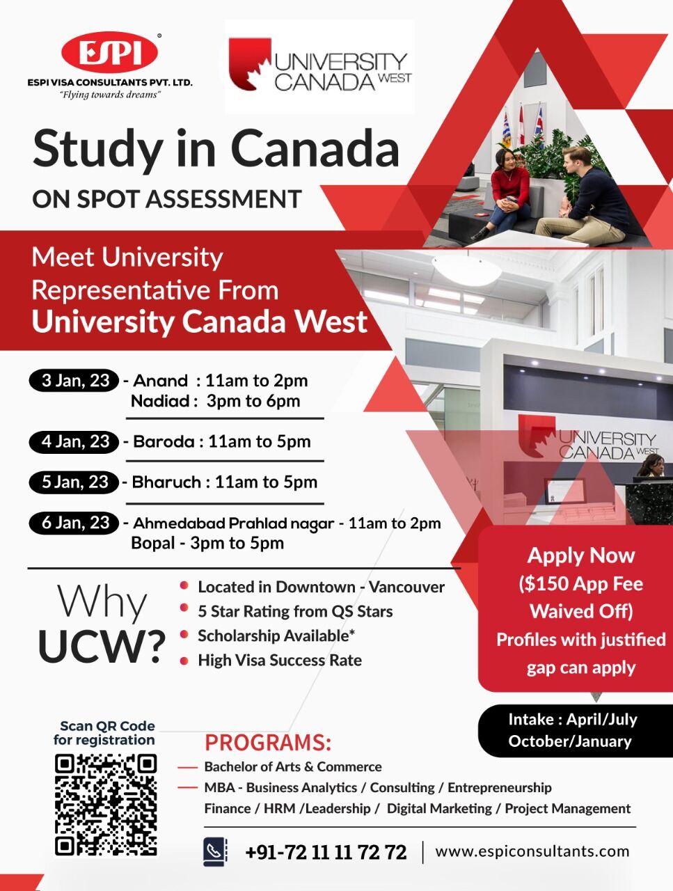 Register Now for Free Seminar on Study in Canada University (UCW) – Book Your Seat Now!