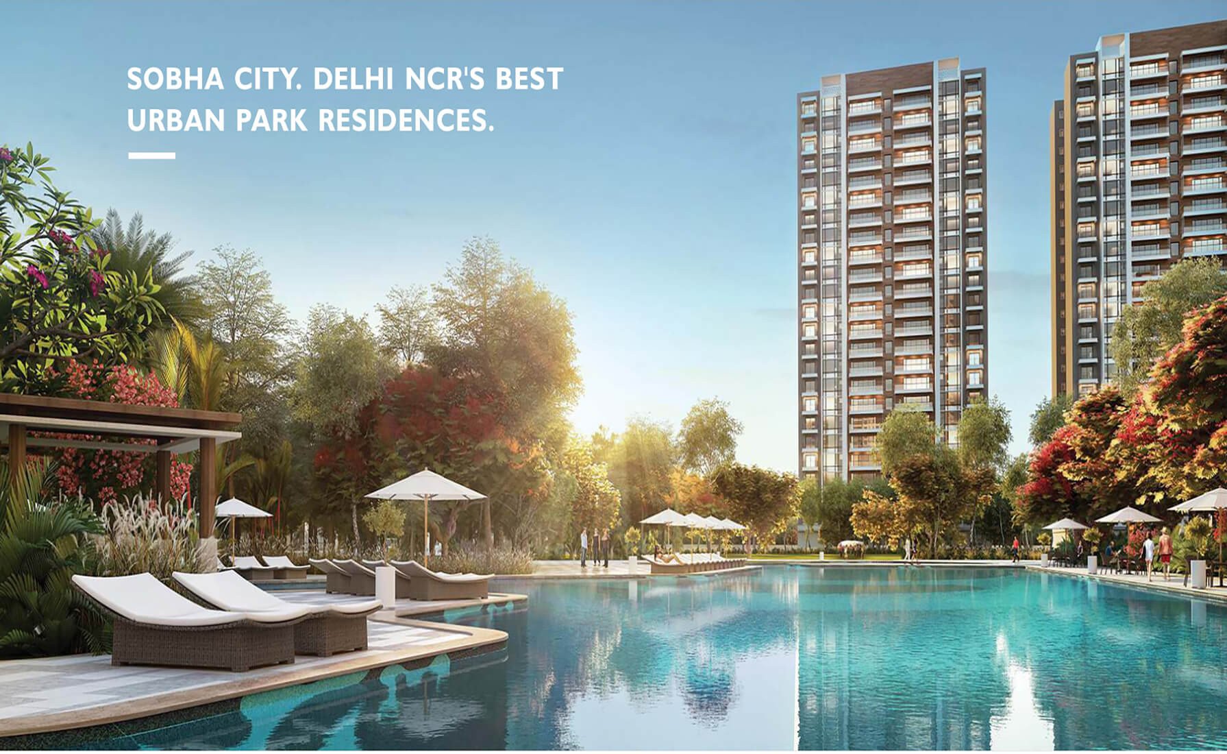 Explore Sobha City Sector 108 Gurgaon Luxury 3 & 4 BHK Flats